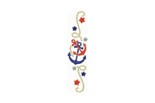 Anchor Border Embroidery Design