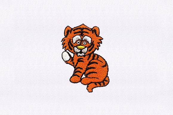 Baby Tiger Embroidery Design