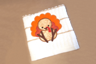 Cute Thanksgiving Turkey Applique for Craft Fairs