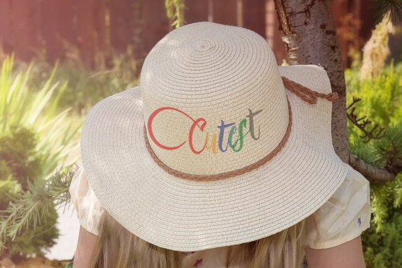 Cutest Lettering: A Delightful Embroidery Design for Personalized Gifts