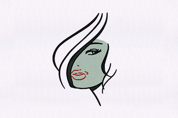 Girl Face Embroidery Design Review