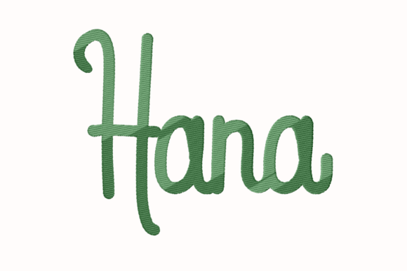 Hana Lettering Embroidery Design Review for Small Business Merch