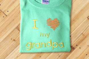 I Heart My Grandpa Embroidery Design Review