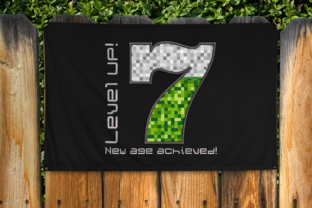 Level Up 7th Birthday Applique