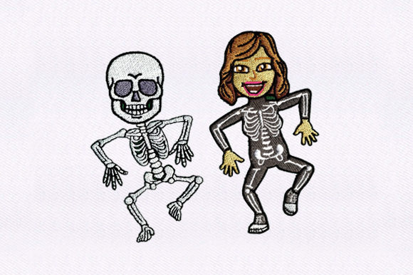 Skeletonβs Dancing Embroidery
