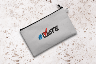 Vote Applique Embroidery Design